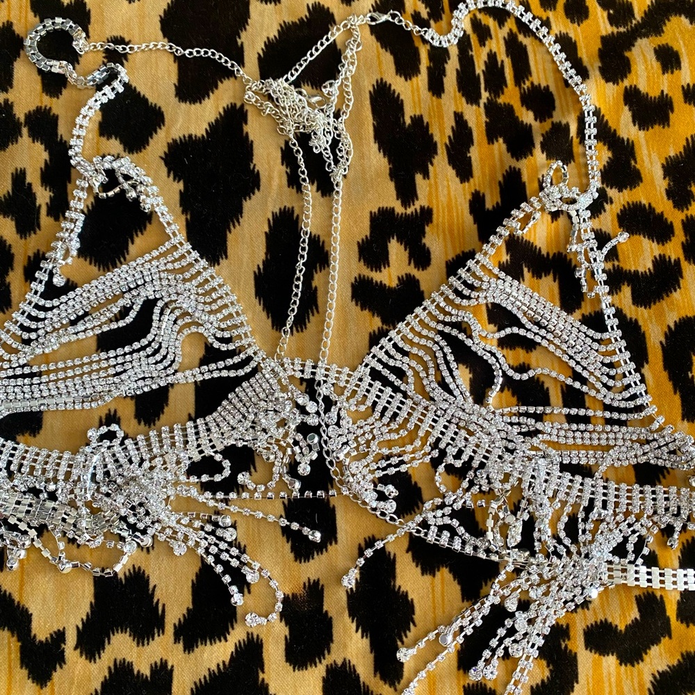 Rhinestone Bra !!